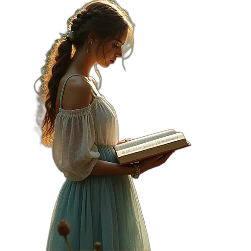 dress, fantasy art, photorealistic, oil painting, concept art, read, book, king transparent PNG cut-out