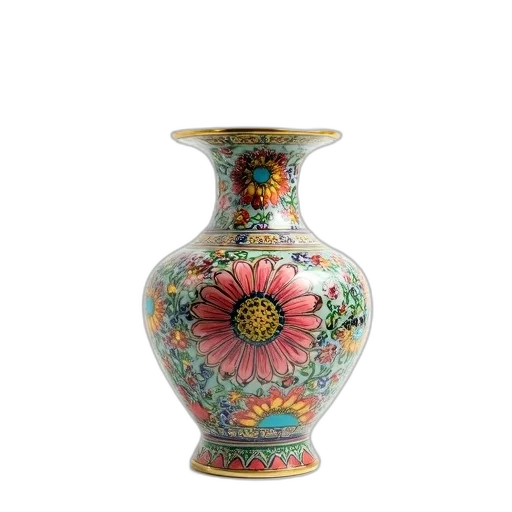 bottle, jewelry, flower, furniture, photorealistic, 3d render, colorful, ornate transparent PNG cut-out