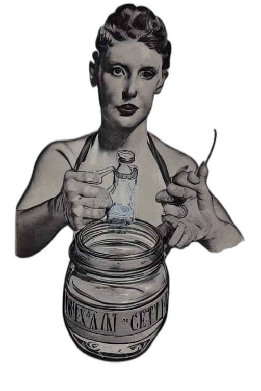 bottle, dress, jewelry, robot transparent PNG cut-out