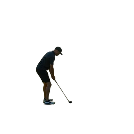 staff, weapon, 3d render, golf transparent PNG cut-out