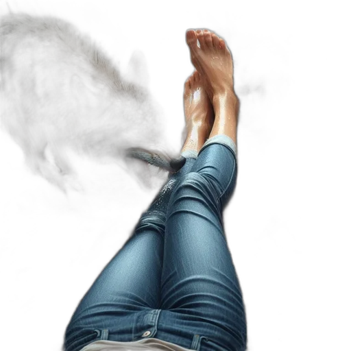 shoes, staff, photorealistic, concept art, watercolor, pencil sketch, fog, fire transparent PNG cut-out
