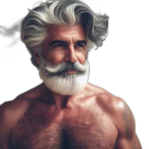 hair, face, animal, photorealistic, fantasy art, concept art, 3d render, portrait transparent PNG cut-out