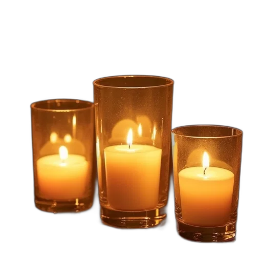 fire, gold, glass, set transparent PNG cut-out