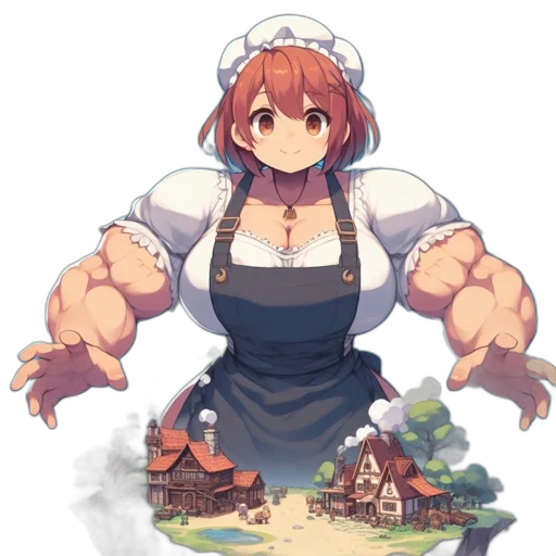 dress, staff, food, weapon, concept art, pixel art, anime, fantasy art transparent PNG cut-out