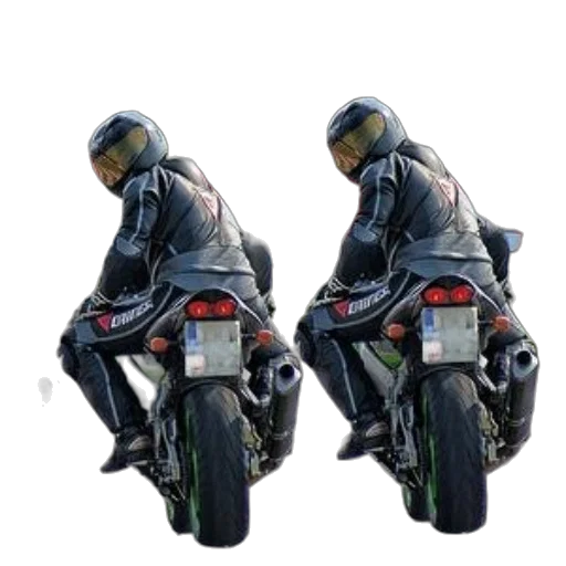 robot, concept art, 3d render, photorealistic, pixel art, motorcyclists, wearing, black transparent PNG cut-out