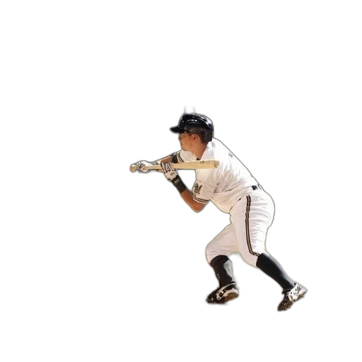weapon, staff, animal, robot, baseball, player, white, uniform transparent PNG cut-out