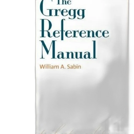cover, gregg, reference, manual, william, sabin, featuring, minimalist transparent PNG cut-out