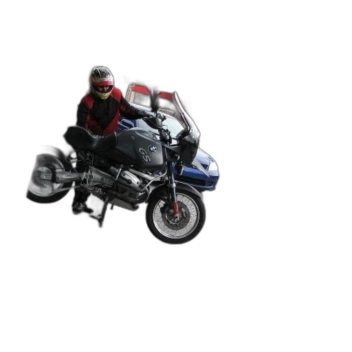 3d render, concept art, photorealistic, pixel art, person, motorcycle, riding, down transparent PNG cut-out