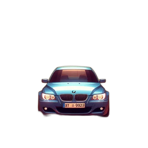 car, 3d render, photorealistic, pixel art, concept art, artistic, poster, showcases transparent PNG cut-out
