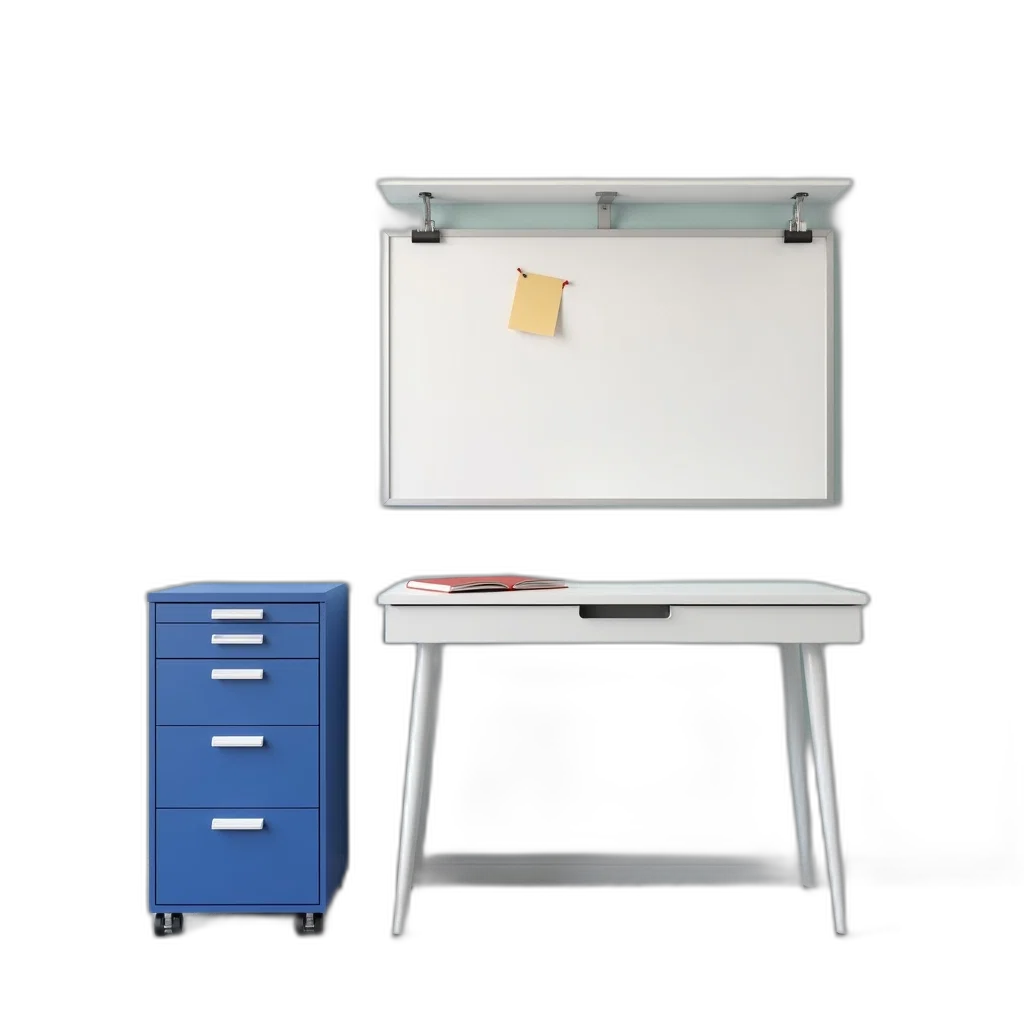 furniture, staff, 3d render, concept art, modern, office, space, white transparent PNG cut-out