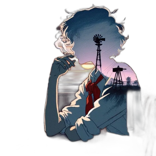 jacket, dress, concept art, watercolor, pixel art, cartoon, person, possibly transparent PNG cut-out