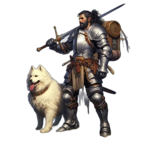sword, animal, weapon, staff, fantasy art, concept art, pixel art, comic book art transparent PNG cut-out