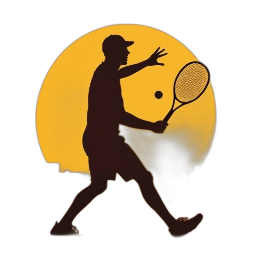 staff, man, playing, tennis transparent PNG cut-out