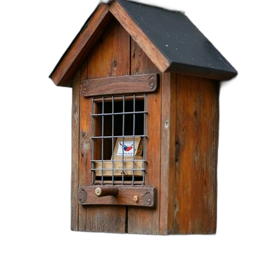 animal, furniture, building, wooden, birdcage, small, window, perch transparent PNG cut-out