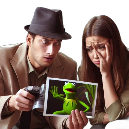 hat, creature, face, animal, photorealistic, concept art, oil painting, two transparent PNG cut-out