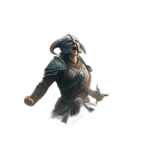 weapon, staff, mask, creature, concept art, fantasy art, 3d render, pixel art transparent PNG cut-out