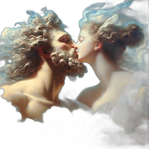 face, photorealistic, oil painting, fantasy art, concept art, underwater, fog, fire transparent PNG cut-out