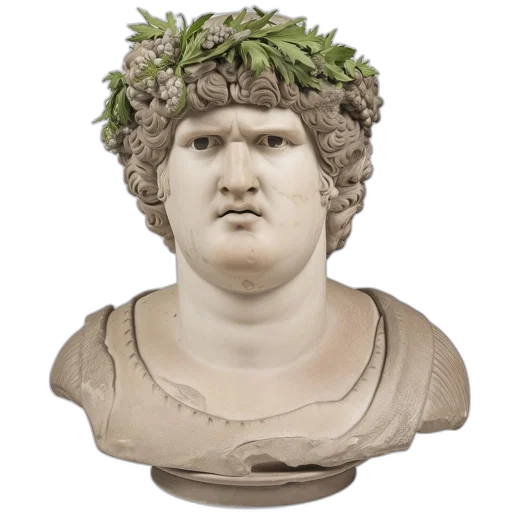 crown, face, mask, hat, photorealistic, vaporwave, 3d render, detailed transparent PNG cut-out