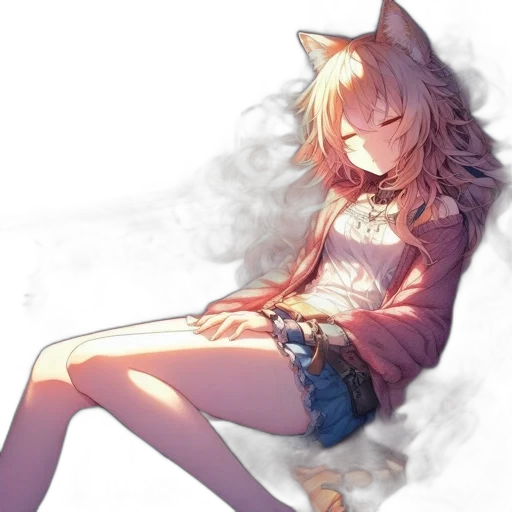 staff, dress, animal, mask, anime, pixel art, watercolor, concept art transparent PNG cut-out