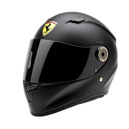 mask, photorealistic, black, motorcycle, helmet, reflective, visor, gold transparent PNG cut-out