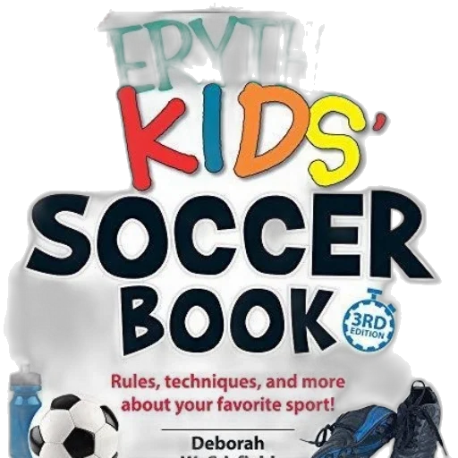 everything, kids, soccer, book, rules, techniques, more, about transparent PNG cut-out