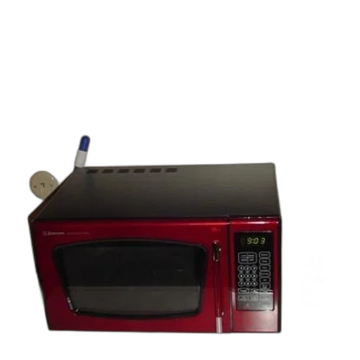 furniture, staff, weapon, food, red, microwave, oven, digital transparent PNG cut-out