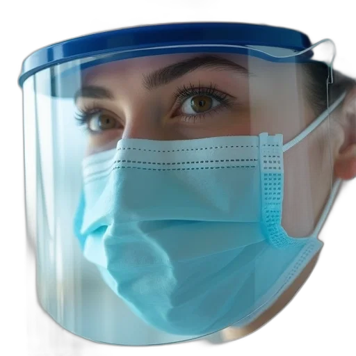 mask, face, safety, guard transparent PNG cut-out