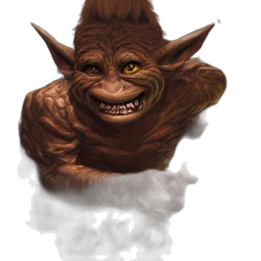 creature, face, mask, staff transparent PNG cut-out