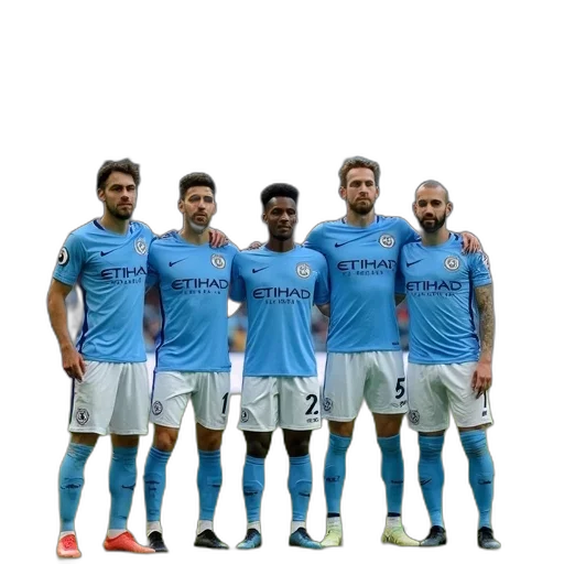 staff, manchester, city, team transparent PNG cut-out
