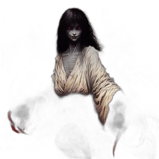 dress, creature, mask, hair, fantasy art, concept art, photorealistic, comic book art transparent PNG cut-out