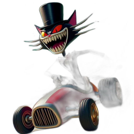 car, creature, robot, mask, concept art, 3d render, photorealistic, fantasy art transparent PNG cut-out
