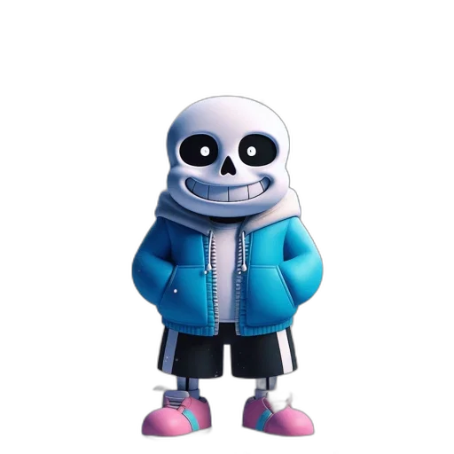 jacket, creature, robot, animal, 3d render, concept art, vaporwave, cartoon transparent PNG cut-out