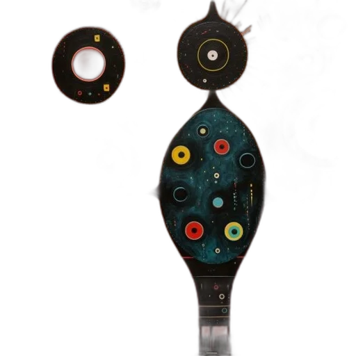 jewelry, staff, weapon, 3d render, abstract, painting, elongated, stylized transparent PNG cut-out