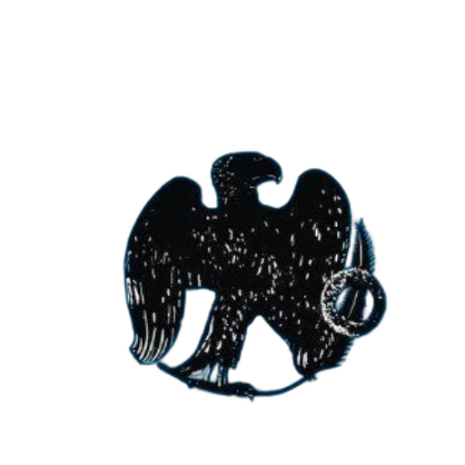 crown, animal, jacket, staff, concept art, monochrome, blue, dark transparent PNG cut-out