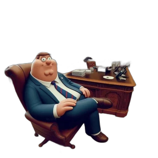 furniture, staff, animal, robot, 3d render, concept art, cartoon, photorealistic transparent PNG cut-out