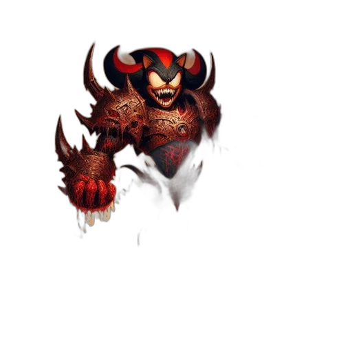 mask, weapon, dragon, creature, concept art, fantasy art, pixel art, 3d render transparent PNG cut-out