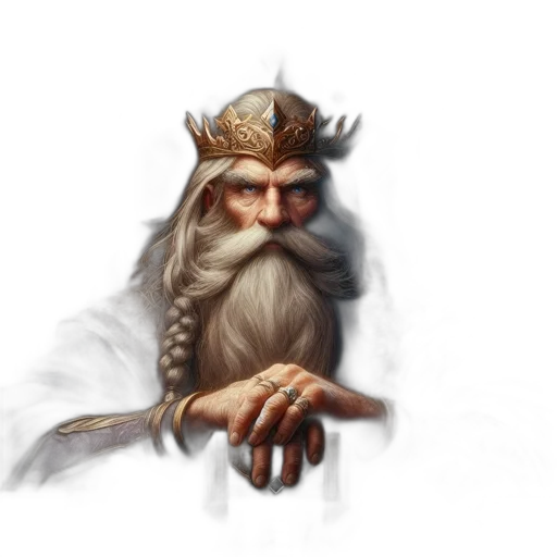 crown, staff, dragon, face, fantasy art, concept art, photorealistic, pixel art transparent PNG cut-out