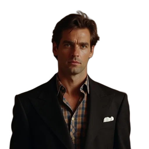 jacket, face, staff, hair transparent PNG cut-out