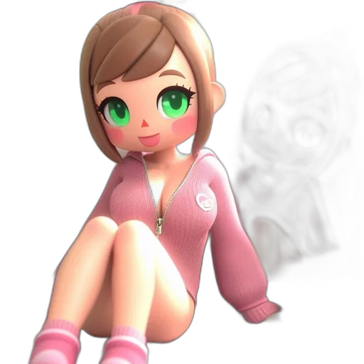 creature, staff, dress, face, 3d render, concept art, pixel art, photorealistic transparent PNG cut-out