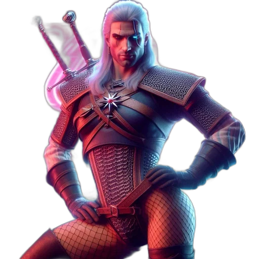 sword, weapon, robot, concept art, 3d render, cyberpunk, fantasy art, armored transparent PNG cut-out
