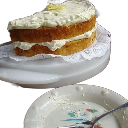 food, crown, weapon, 3d render, photorealistic, half-eaten, cake, white transparent PNG cut-out