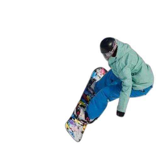jacket, staff, snow, snowboarder transparent PNG cut-out