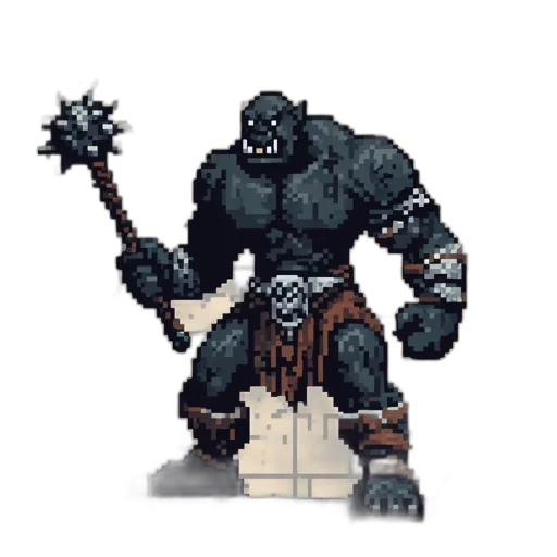 staff, creature, weapon, sword, pixel art, concept art, fantasy art, comic book art transparent PNG cut-out