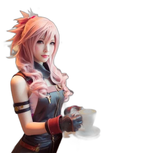 staff, weapon, concept art, fantasy art, 3d render, anime, dark, young transparent PNG cut-out