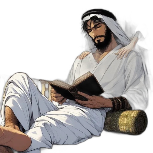 comic book art, concept art, fantasy art, cartoon, seated, man, traditional, middle transparent PNG cut-out