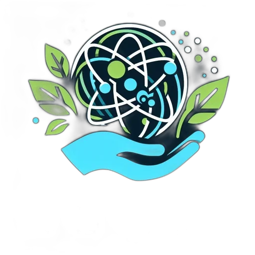 staff, pixel art, concept art, fantasy art, 3d render, green, blue, hand transparent PNG cut-out