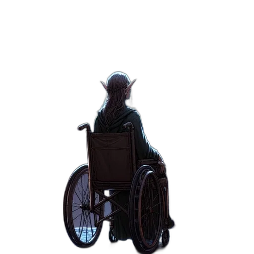 robot, staff, car, umbrella, concept art, 3d render, pixel art, cyberpunk transparent PNG cut-out