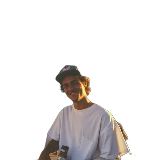 staff, hat, creature, face, 3d render, vaporwave, photorealistic, oil painting transparent PNG cut-out