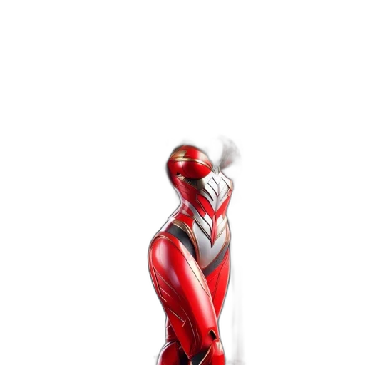 robot, weapon, mask, dress, concept art, 3d render, comic book art, photorealistic transparent PNG cut-out