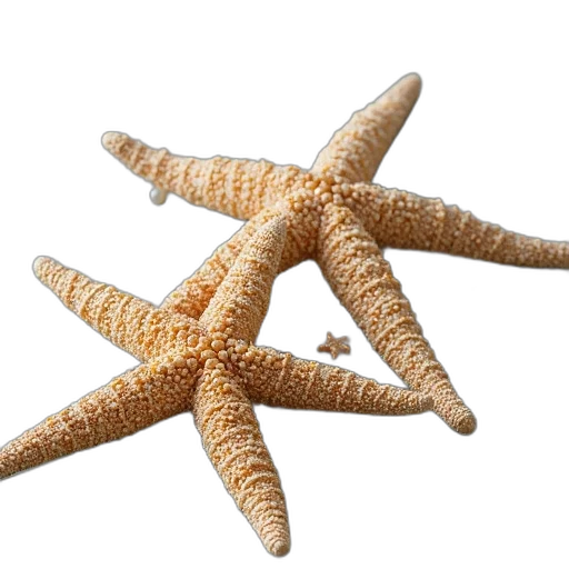 food, staff, crown, creature, 3d render, photorealistic, underwater, starfish transparent PNG cut-out